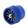 Car Stainless Universal Supercharger Single Turbine Air Intake Fuel Saver Turbo Turboing Charger Fan Set Kit Super Spiral Turbo Revolutionary Stainless Steel Blades - Image 2