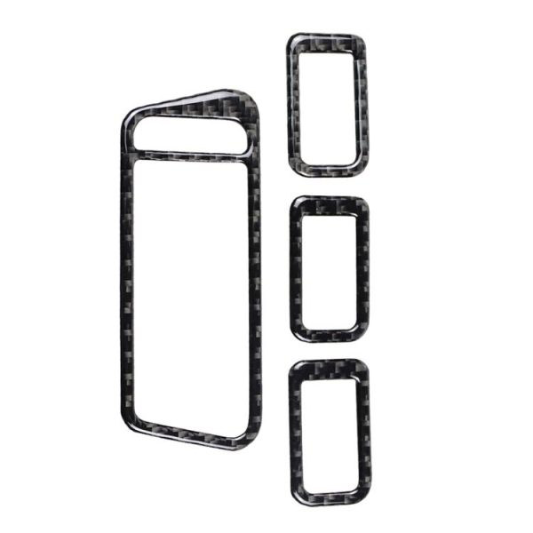 Car Carbon Fiber Window Lift Panel Decorative Sticker for Volkswagen Golf 7 2013-2017, Left Drive - Image 2