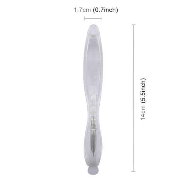 Car Vehicle Fiber Vinyl Film Sticker Wrap Safety Cutter Cutting Styling Wrap Tool (Transparent) - Image 3
