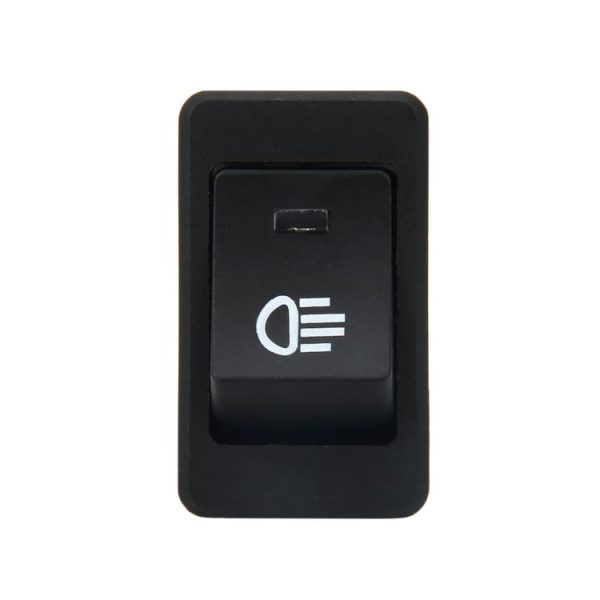 30 Amp 12 Volt Four Plugs LED ON OFF Car Fog Light Switch (Blue Light) - Image 2