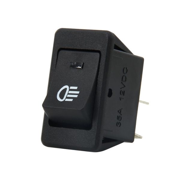 30 Amp 12 Volt Four Plugs LED ON OFF Car Fog Light Switch (Blue Light) - Image 3