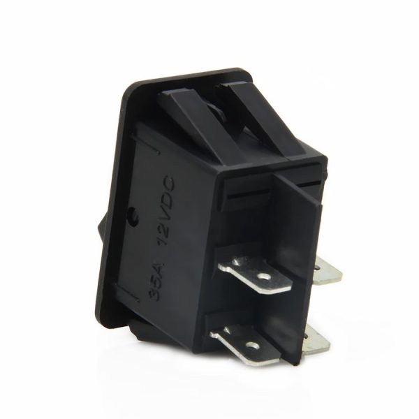 30 Amp 12 Volt Four Plugs LED ON OFF Car Fog Light Switch (Blue Light) - Image 4