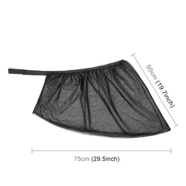 2 PCS Car Front Window Net Yarn Sunscreen Insulation Window Sunshade Cover, Size: 75*50cm - Image 3