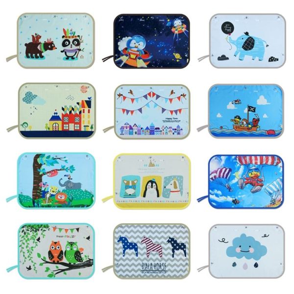 Car Large Rear Window Sunscreen Insulation Window Sunshade Cover, Size: 70*50cm - Image 11
