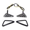 2 PCS Triangle Shape DC 12V Motorcycle 9-LED Yellow Light Turn Signal Indicator Blinker Light - Image 6