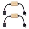 2 PCS H4 LED Headlight Canbus Error Free Computer Warning Canceller Resistor Decoders Anti-Flicker Capacitor Harness - Image 2