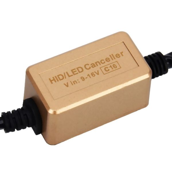 2 PCS H7 LED Headlight Canbus Error Free Computer Warning Canceller Resistor Decoders Anti-Flicker Capacitor Harness - Image 3