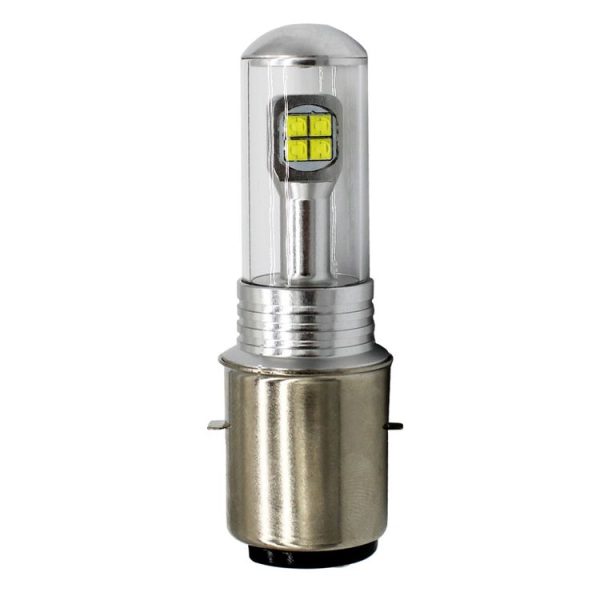 Motorcycle Headlights 750LM 6000K White H6 / BA20D 40W 8-LED Bulbs, DC 12-24V - Image 2