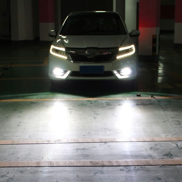 2 PCS Super Bright H11 / H8 DC 12V 5W 350LM Auto Car Fog Light with 16 SMD-3030 LED Bulbs Lamp, White + Yellow Light - Image 10