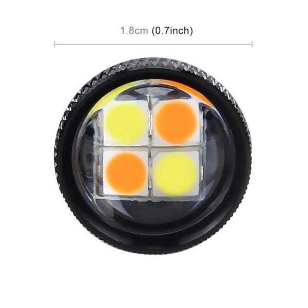 2 PCS Super Bright H11 / H8 DC 12V 5W 350LM Auto Car Fog Light with 16 SMD-3030 LED Bulbs Lamp, White + Yellow Light - Image 5