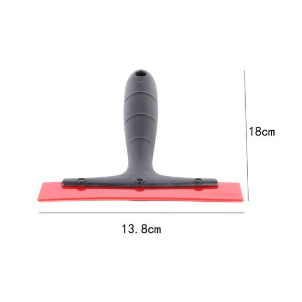 Short Handle Tendon Scraper Car Film Tools Wiper Plate Glass Cleaning Tool (Black) - Image 4
