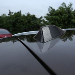 Universal Car Carbon lead Material Antenna Aerial Shark Fin Radio Signal Auto SUV Truck Van Roof Shark Fin Antenna Radio Signal Aerial with Radio Function
