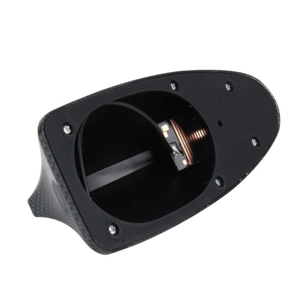 Universal Car Carbon lead Material Antenna Aerial Shark Fin Radio Signal Auto SUV Truck Van Roof Shark Fin Antenna Radio Signal Aerial with Radio Function - Image 3