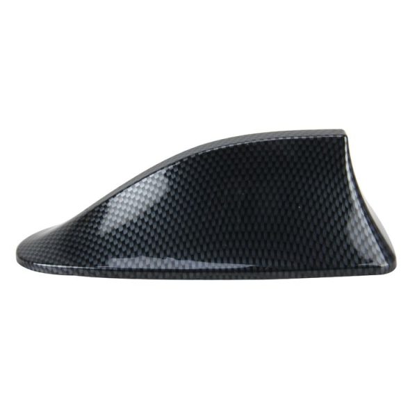 Universal Car Carbon lead Material Antenna Aerial Shark Fin Radio Signal Auto SUV Truck Van Roof Shark Fin Antenna Radio Signal Aerial with Radio Function - Image 5