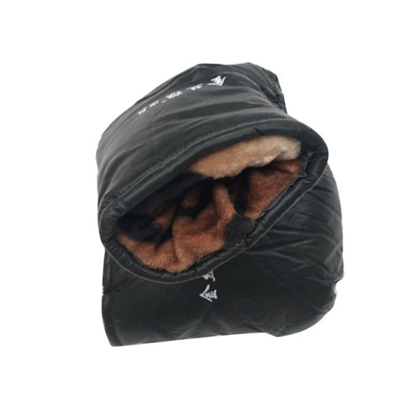 1 Pair Car Motorcycle Water & Wind Resistant Winter Ski Riding Thickened Cotton PU Gloves, Random Color Delivery - Image 3