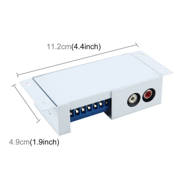 Car Audio Speaker Level Converter High VF Rotates Low VF Auto Car High to Low Impedance Converter Adapter Speaker to RCA Line - Image 3