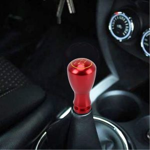 Universal Car Gear Shift Knob Modified Car Gear Shift Knob Auto Transmission Shift Lever Knob Gear Knobs (Red)