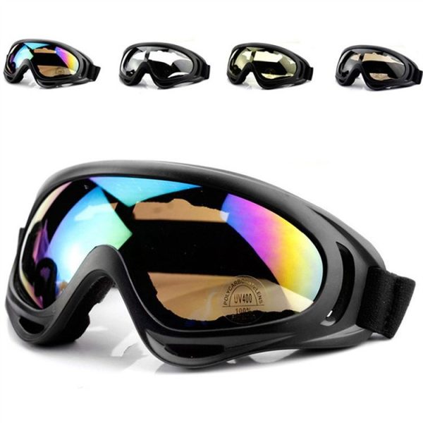Motorcycle Parts Goggles Anti-UV Goggles Outdoor Windproof Glasses (Brown) - Image 2