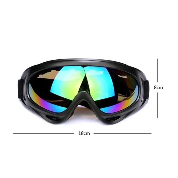 Motorcycle Parts Goggles Anti-UV Goggles Outdoor Windproof Glasses (Brown) - Image 3