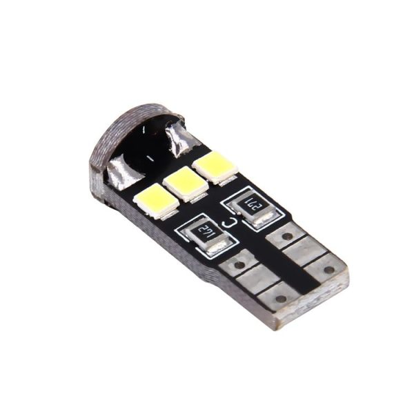 2 PCS T10 / W5W / 194 / 501 1.5W 90LM 6000K 9 SMD-3528 LED Bulbs Car Reading Lamp Clearance Light with Decoder, DC 12V - Image 3