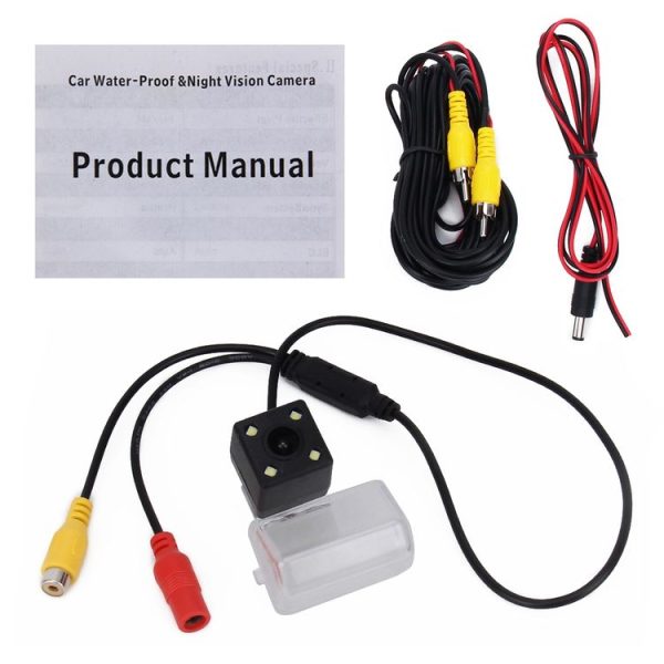 656x492 Effective Pixel HD Waterproof 4 LED Night Vision Wide Angle Car Rear View Backup Reverse Camera for 2012 Version Mazda CX-5 - Image 9