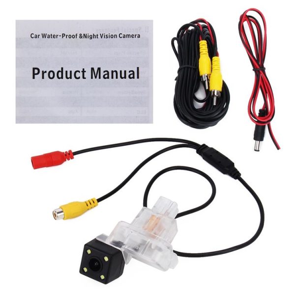 656x492 Effective Pixel HD Waterproof 4 LED Night Vision Wide Angle Car Rear View Backup Reverse Camera for 2014-2017 Version Mazda6 Atenza - Image 9