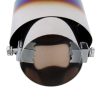 Universal Car Styling Stainless Steel Straight Exhaust Tail Muffler Tip Pipe - Image 6