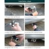Universal Car Styling Stainless Steel Straight Exhaust Tail Muffler Tip Pipe - Image 7