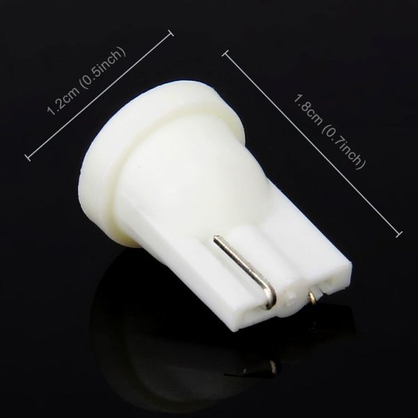10 PCS T10 / W5W / 194 / 501 / 168 0.4W 20LM 6500K COB Bulbs Car Reading Lamp Clearance Light, DC 12V (White Light) - Image 4