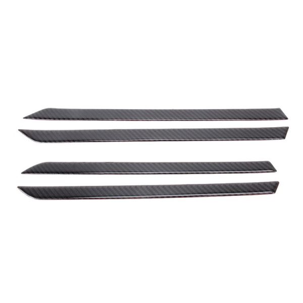 Carbon Fiber 3D Interior Door Trim Decals DIY Decorative Sticker for Honda Civic 10th Gen 2016-2019 - Image 2