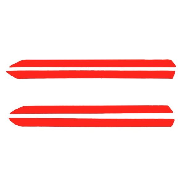 Carbon Fiber 3D Interior Door Trim Decals DIY Decorative Sticker for Honda Civic 10th Gen 2016-2019 - Image 3