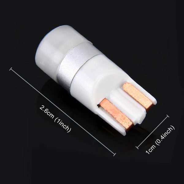 2 PCS T10 / W5W / 194 / 501 / 168 1W 70LM 6000K White LED Bulb Car Reading Lamp Clearance Light, DC 12V - Image 4