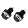 Pair Motorcycle Turn Double Light Grip Bar Plug Strobe Side Marker End LED Handlebar Lamp, Yellow and White Light - Image 2