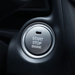 3D Aluminum Alloy Engine Start Stop Push Button Cover Trim Decorative Sticker for Mazda CX4 / CX5 / Axela / ATENZA (Silver)