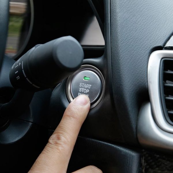 3D Aluminum Alloy Engine Start Stop Push Button Cover Trim Decorative Sticker for Mazda CX4 / CX5 / Axela / ATENZA (Silver) - Image 10