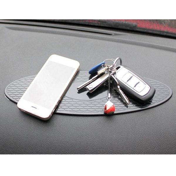 Car Auto Oval Soft Rubber Dashboard Anti-slip Pad Mat for Phone / GPS / MP4 / MP3, Size: 30*9.5cm - Image 5