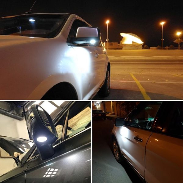 2 PCS DC 12V 2W 6000K 120LM 18-LED Side Rear View Mirror Puddle Lights Lamp for Ford 2013-2017 Explorer / 2015-2017 Taurus / 2015-2017 Edge / 2015-2017 Mondeo - Image 11