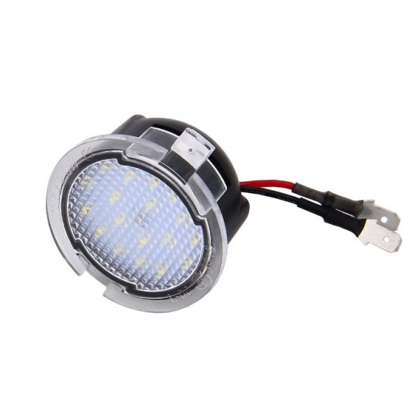 2 PCS DC 12V 2W 6000K 120LM 18-LED Side Rear View Mirror Puddle Lights Lamp for Ford 2013-2017 Explorer / 2015-2017 Taurus / 2015-2017 Edge / 2015-2017 Mondeo - Image 5