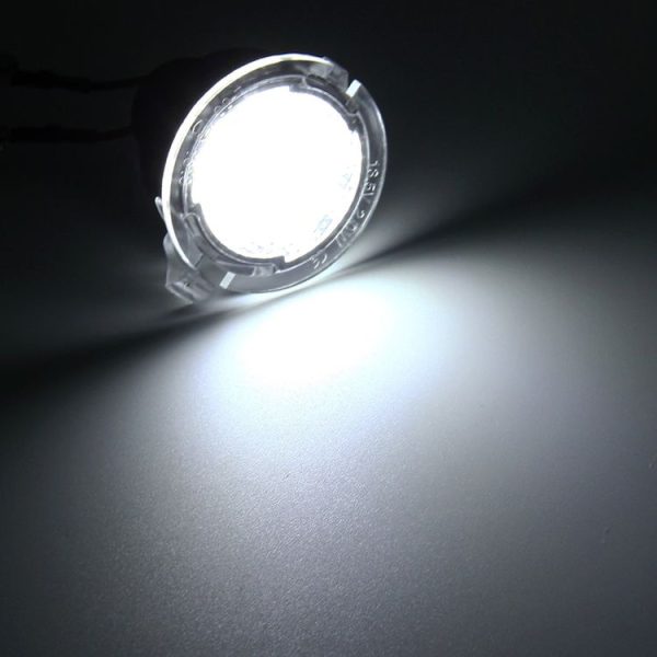 2 PCS DC 12V 2W 6000K 120LM 18-LED Side Rear View Mirror Puddle Lights Lamp for Ford 2013-2017 Explorer / 2015-2017 Taurus / 2015-2017 Edge / 2015-2017 Mondeo - Image 8