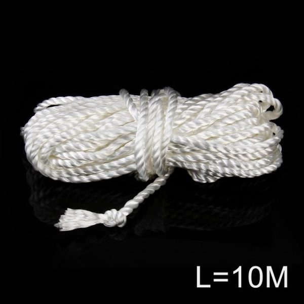 10m Multi-purpose Utility Household Use Camping Gardening Rope Nylon Braided Cord - Image 2