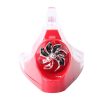 CB-073 Colorful Warning Light Wind Power Shark Fin Antenna Car Decoration (Red) - Image 4