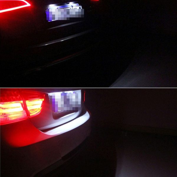 2 PCS DC 12V 2W 120LM 6000K LED License Plate Light 18-SMD Bulbs Lamps for Honda Civic VII4 / 5D 01-05, VIII 06-17, City 4D 03-09, Lengend 99-04 - Image 9