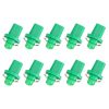 10 PCS 0.4W B8.5 Wedge Instrument Panel COB LED Light Dashboard Gauge Cluster Indicator Lamp Bulb (Green Light) - Image 2