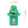 10 PCS 0.4W B8.5 Wedge Instrument Panel COB LED Light Dashboard Gauge Cluster Indicator Lamp Bulb (Green Light) - Image 3