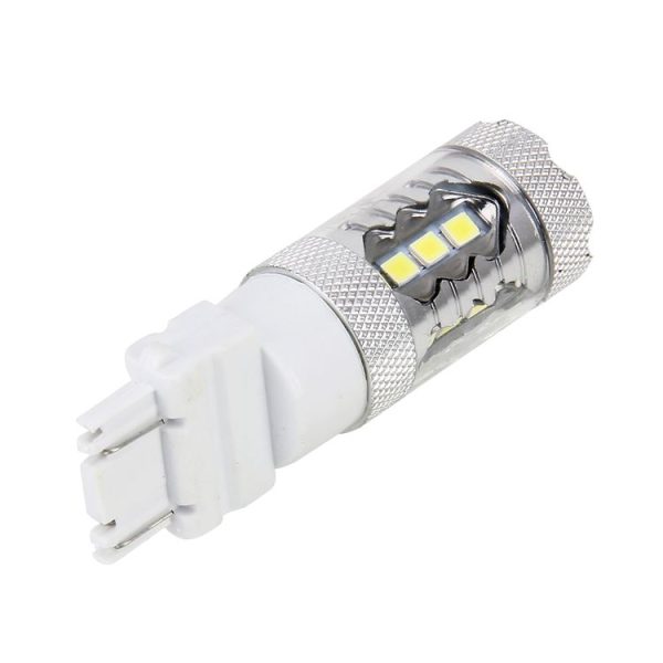 2 PCS T20 / 7440 5W 250LM 6000K Car Auto Turn Light Reversing Lights 16LEDs SMD-2835 Lamps, DC 12V (White Light) - Image 4