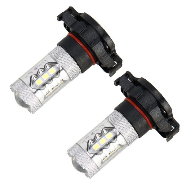 2 PCS H16 (EU) DC 12V 5W 250LM Auto Car Fog Lights with 16 SMD-2835 LED Bulbs (White Light) - Image 2