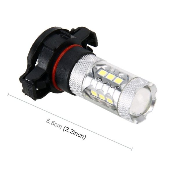 2 PCS H16 (EU) DC 12V 5W 250LM Auto Car Fog Lights with 16 SMD-2835 LED Bulbs (White Light) - Image 3