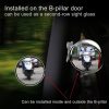 3R-044 Auxiliary Rear View Mirror Car Adjustable Blind Spot Mirror Wide Angle Auxiliary Rear View Side Mirror (Black) - Image 10