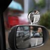 3R-044 Auxiliary Rear View Mirror Car Adjustable Blind Spot Mirror Wide Angle Auxiliary Rear View Side Mirror (Black) - Image 13