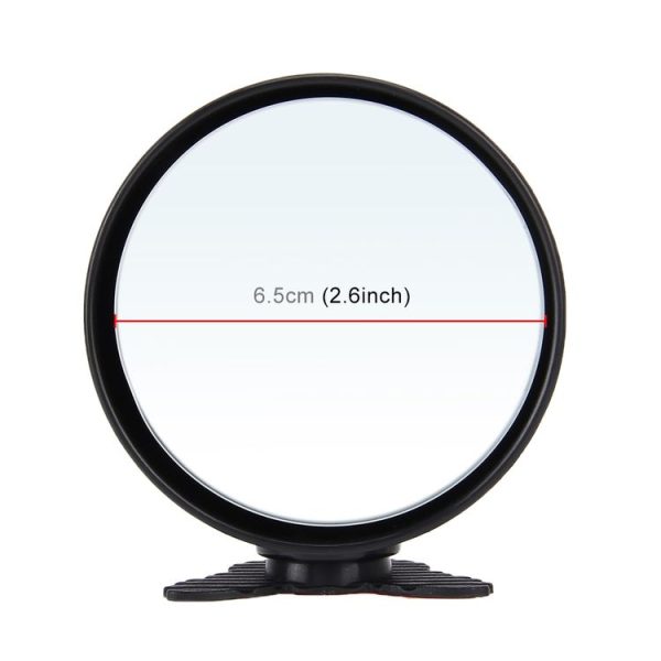 3R-044 Auxiliary Rear View Mirror Car Adjustable Blind Spot Mirror Wide Angle Auxiliary Rear View Side Mirror (Black) - Image 3